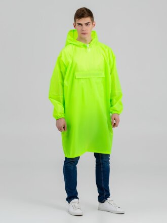 Дождевик-анорак Alatau, желтый неон, единый размер Дождевик-анорак Alatau, желтый неон, единый размер
