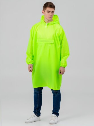 Дождевик-анорак Alatau, желтый неон, единый размер Дождевик-анорак Alatau, желтый неон, единый размер