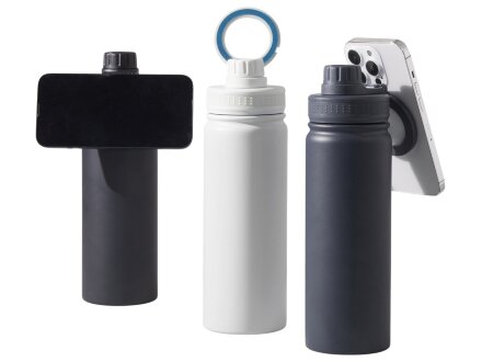 Вакуумная термобутылка с magsafe-держателем INSIDER, 600 мл, черный