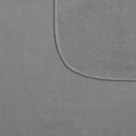 Флисовый плед Warm&Peace XL, серый