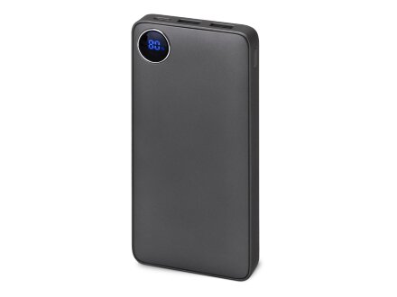 Внешний аккумулятор с дисплеем Mild, 10 000 mAh, темно-серый Внешний аккумулятор с дисплеем Mild, 10 000 mAh, темно-серый