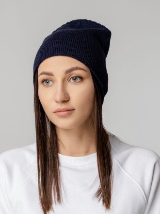 Шапка Dalia, темно-синяя Шапка Dalia, темно-синяя