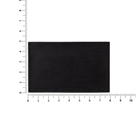 Лейбл из ПВХ Dzeta, ХL, черный