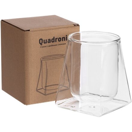 Стакан с двойными стенками Quadroni Стакан с двойными стенками Quadroni