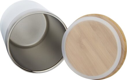 Lagan Кружка с медной вакуумной изоляцией объемом 300 мл и бамбуковой крышкой, белый Lagan Кружка с медной вакуумной изоляцией объемом 300 мл и бамбуковой крышкой, белый