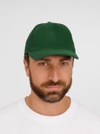 Бейсболка Buffalo, темно-зеленая Бейсболка Buffalo, темно-зеленая