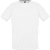Футболка унисекс Sporty 140, белая Футболка унисекс Sporty 140, белая