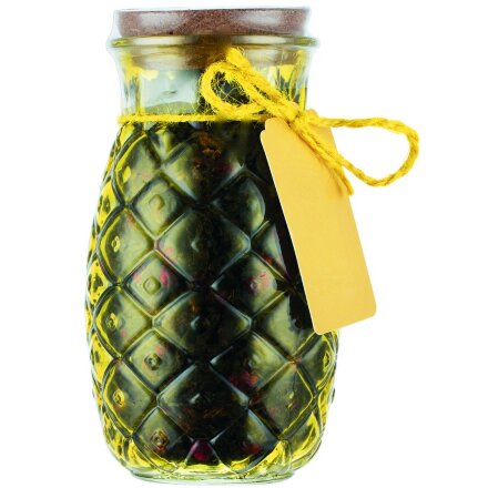 Чай «Сокочай» в желтой декоративной банке, черный с ананасом и брусникой Чай «Сокочай» в желтой декоративной банке, черный с ананасом и брусникой