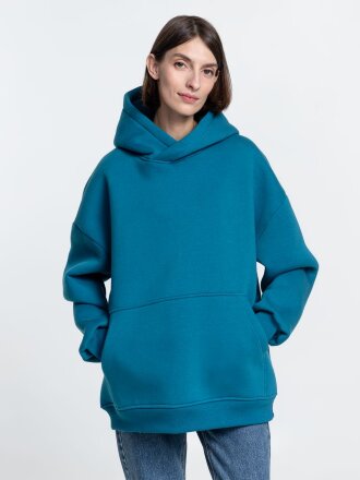 Худи Kulonga Oversize, бирюзовое Худи Kulonga Oversize, бирюзовое