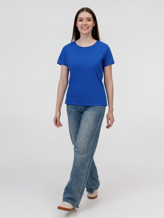 Футболка женская E150, ярко-синяя Футболка женская E150, ярко-синяя