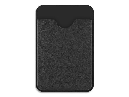 Чехол-картхолдер Favor на клеевой основе на телефон для пластиковых карт и и карт доступа, черный Чехол-картхолдер Favor на клеевой основе на телефон для пластиковых карт и и карт доступа, черный