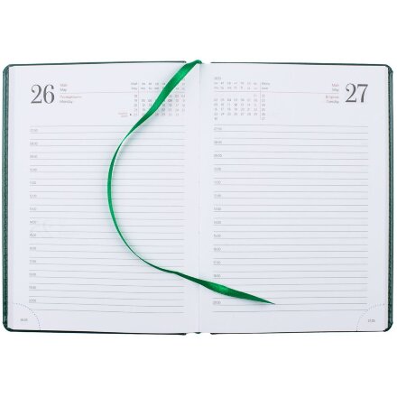 Ежедневник New Nebraska, датированный, зеленый Ежедневник New Nebraska, датированный, зеленый