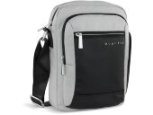 Сумка наплечная мужская BUGATTI Sera, светло-серая, полиэстер, 21х6х26,5 см, 2,5 л Сумка наплечная мужская BUGATTI Sera, светло-серая, полиэстер, 21х6х26,5 см, 2,5 л