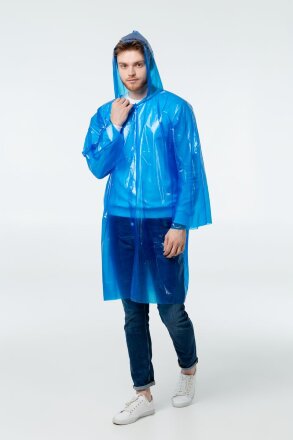 Дождевик-плащ BrightWay, синий Дождевик-плащ BrightWay, синий