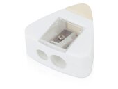 Точилка с ластиком Easy duo, белый Точилка с ластиком Easy duo, белый