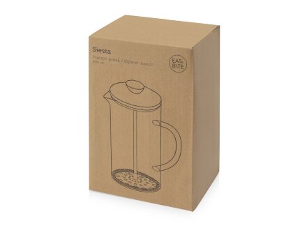 Френч-пресс Siesta с деревянной крышкой, 800мл Френч-пресс Siesta с деревянной крышкой, 800мл