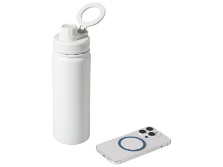 Вакуумная термобутылка с magsafe-держателем INSIDER, 600 мл, белый