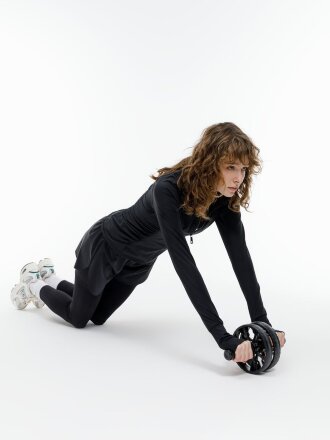 Ролик для пресса с ковриком Presswork, черный Ролик для пресса с ковриком Presswork, черный