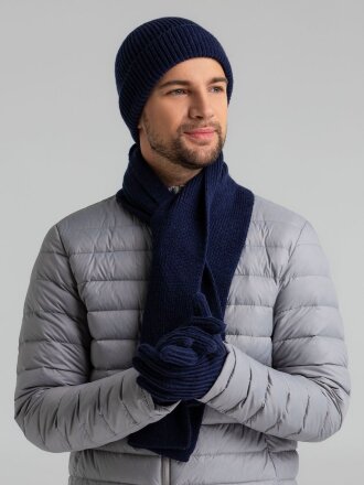 Шапка Bernard, темно-синяя Шапка Bernard, темно-синяя