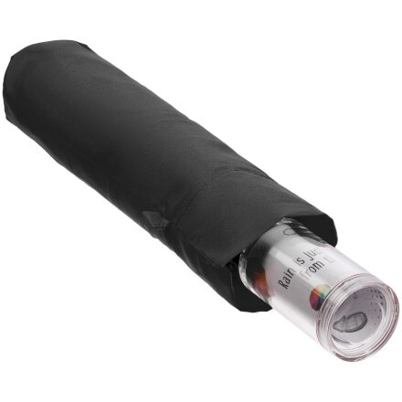 Зонт складной Fillit, черный Зонт складной Fillit, черный