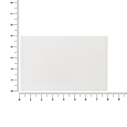 Лейбл из ПВХ Dzeta, ХL, белый Лейбл из ПВХ Dzeta, ХL, белый