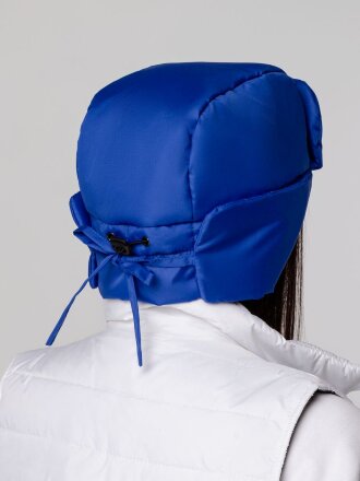 Шапка-ушанка Shelter, ярко-синяя Шапка-ушанка Shelter, ярко-синяя