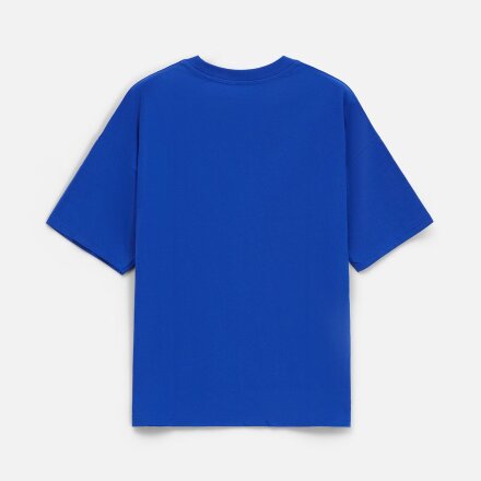 Футболка унисекс оверсайз T3, синяя Футболка унисекс оверсайз T3, синяя