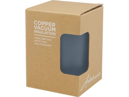 Lagan Кружка с медной вакуумной изоляцией объемом 300 мл и бамбуковой крышкой, синий Lagan Кружка с медной вакуумной изоляцией объемом 300 мл и бамбуковой крышкой, синий