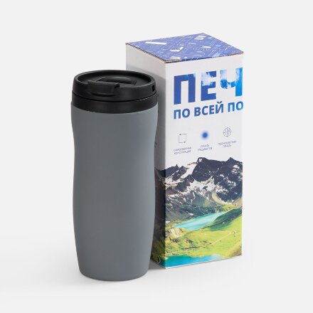 Коробка с полноцветной печатью для термостакана Forma Коробка с полноцветной печатью для термостакана Forma