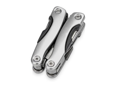 Подарочный набор Путешественник с флягой и мультитулом, светло-серый Подарочный набор Путешественник с флягой и мультитулом, светло-серый