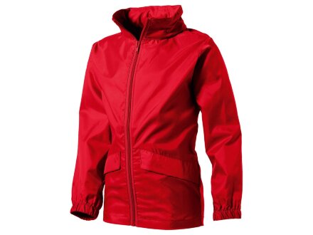 Ветровка Miami детская с чехлом, красный Ветровка Miami детская с чехлом, красный