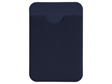 Чехол-картхолдер Favor на клеевой основе на телефон для пластиковых карт и и карт доступа, темно-синий Чехол-картхолдер Favor на клеевой основе на телефон для пластиковых карт и и карт доступа, темно-синий