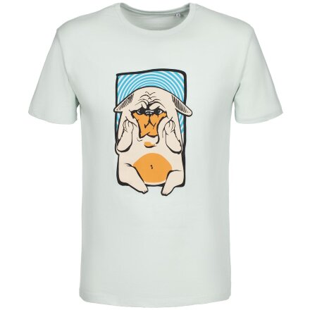 Футболка мужская Deep Thinker, зеленая Футболка мужская Deep Thinker, зеленая