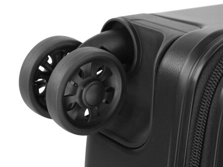 Чемодан BUGATTI Kallisto, чёрный, АБС-пластик, 44,5х26х63,5 см, 65 л Чемодан BUGATTI Kallisto, чёрный, АБС-пластик, 44,5х26х63,5 см, 65 л