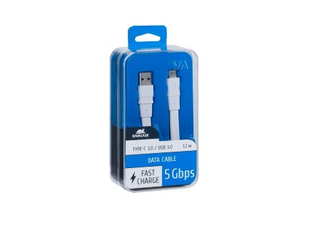 Кабель USB Type C 3.0  -  Type A 1.2м WT12, белый
