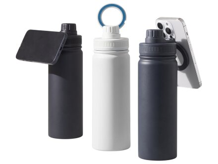 Вакуумная термобутылка с magsafe-держателем INSIDER, 600 мл, синий