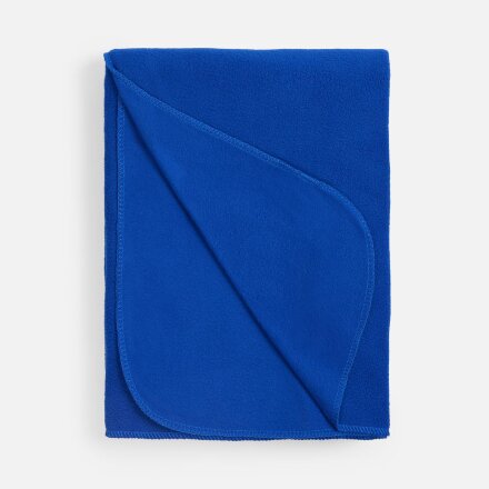 Флисовый плед Warm&Peace XL, ярко-синий