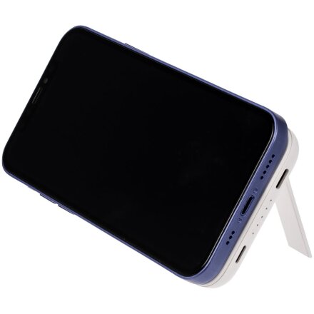 Магнитный беспроводной аккумулятор Slope Force 5000 мАч, белый Магнитный беспроводной аккумулятор Slope Force 5000 мАч, белый