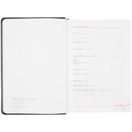 Ежедневник Faro, датированный, черный Ежедневник Faro, датированный, черный