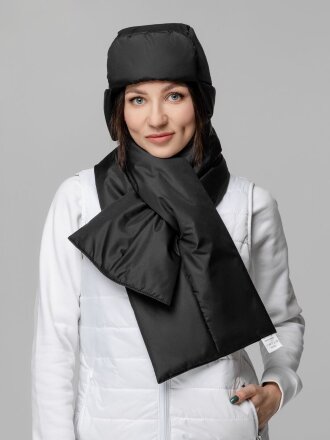 Шарф Shelter, черный Шарф Shelter, черный