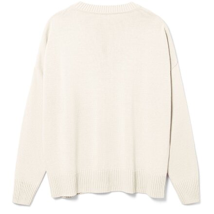 Джемпер оверсайз унисекс Stated в сумке, белый (молочный) Джемпер оверсайз унисекс Stated в сумке, белый (молочный)