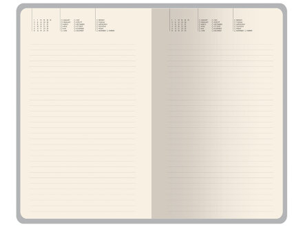 Ежедневник недатированный А5 Valencia, синий