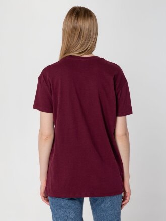 Футболка унисекс Regent 150, бордовая Футболка унисекс Regent 150, бордовая
