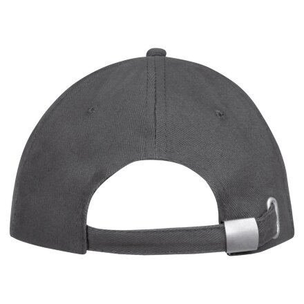 Бейсболка Buffalo, серая с оранжевым Бейсболка Buffalo, серая с оранжевым