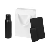 Подарочный набор Sorento, черный (термобутылка, ежедневник, аккумулятор) Подарочный набор Sorento, черный (термобутылка, ежедневник, аккумулятор)