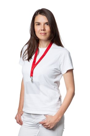 Лента для бейджа Neckband, синяя Лента для бейджа Neckband, синяя