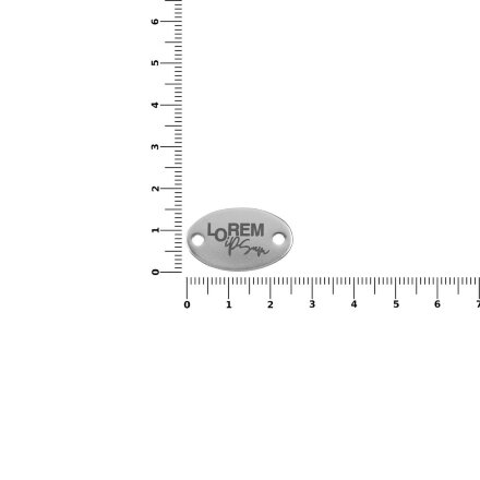 Шильдик металлический Alfa Oval, серебристый Шильдик металлический Alfa Oval, серебристый