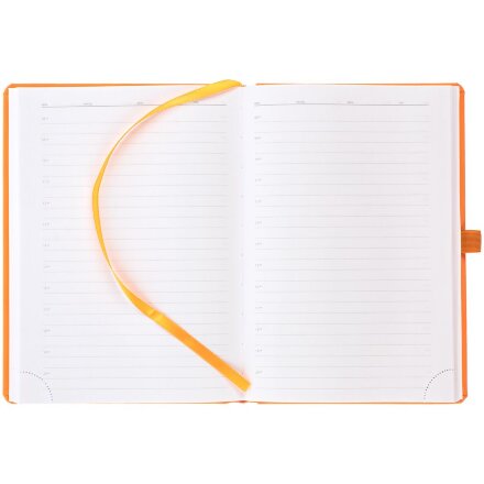 Ежедневник Favor Gold, недатированный, оранжевый Ежедневник Favor Gold, недатированный, оранжевый