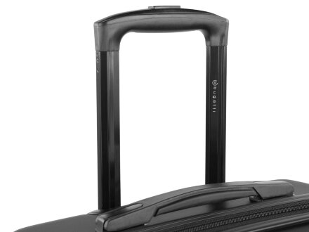 Чемодан BUGATTI Kallisto, чёрный, АБС-пластик, 50,5х30,5х74 см, 100 л Чемодан BUGATTI Kallisto, чёрный, АБС-пластик, 50,5х30,5х74 см, 100 л