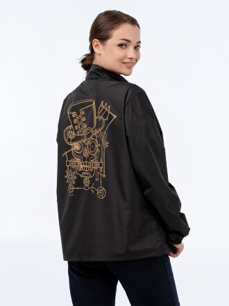 Ветровка John Steampunk, черная Ветровка John Steampunk, черная